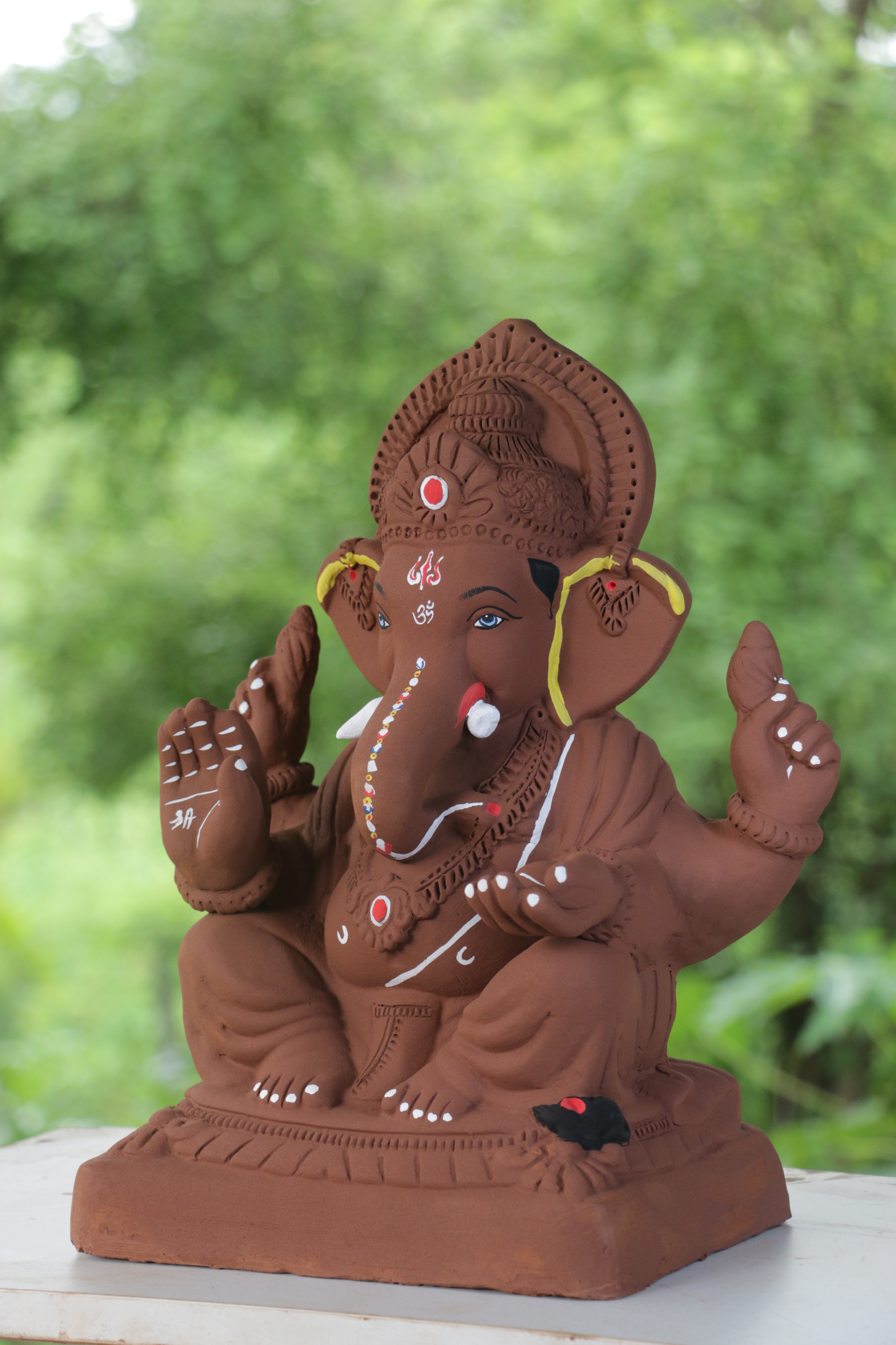 Titwala Ganpati | Red Soil Ganpati | 15 Inches Height | MYMA-0001-RED-15-TITWA-PYMA-DNOA Titwala Ganpati | Red Soil Ganpati | 15 Inches Height | MYMA-0001-RED-15-TITWA-PYMA-DNOA