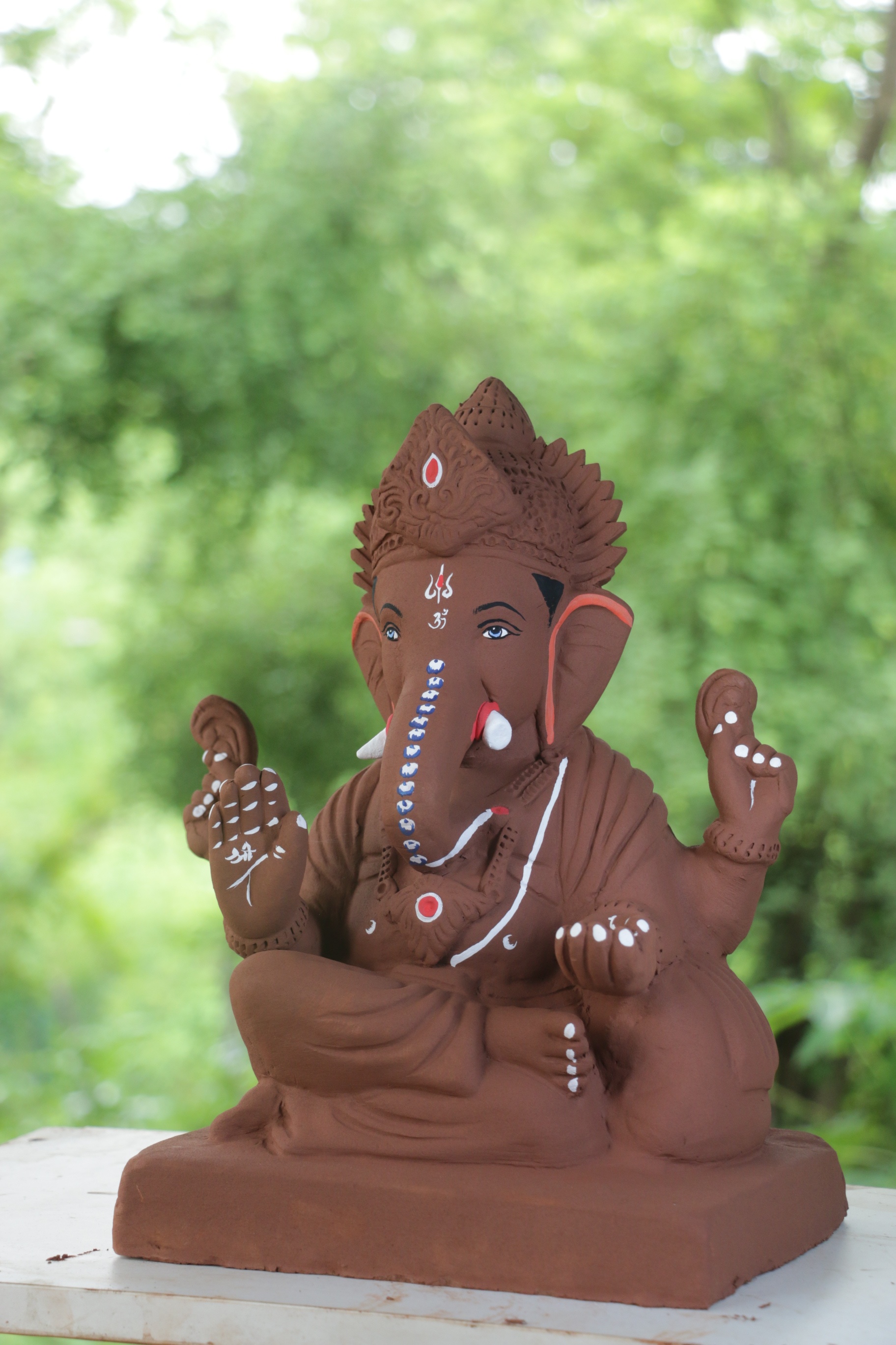 Shivrekar Ganpati | Red Soil Ganpati | 14 Inches Height | MYMA-0003-RED-14-SHIVR-PYMA-DNOA Shivrekar Ganpati | Red Soil Ganpati | 14 Inches Height | MYMA-0003-RED-14-SHIVR-PYMA-DNOA