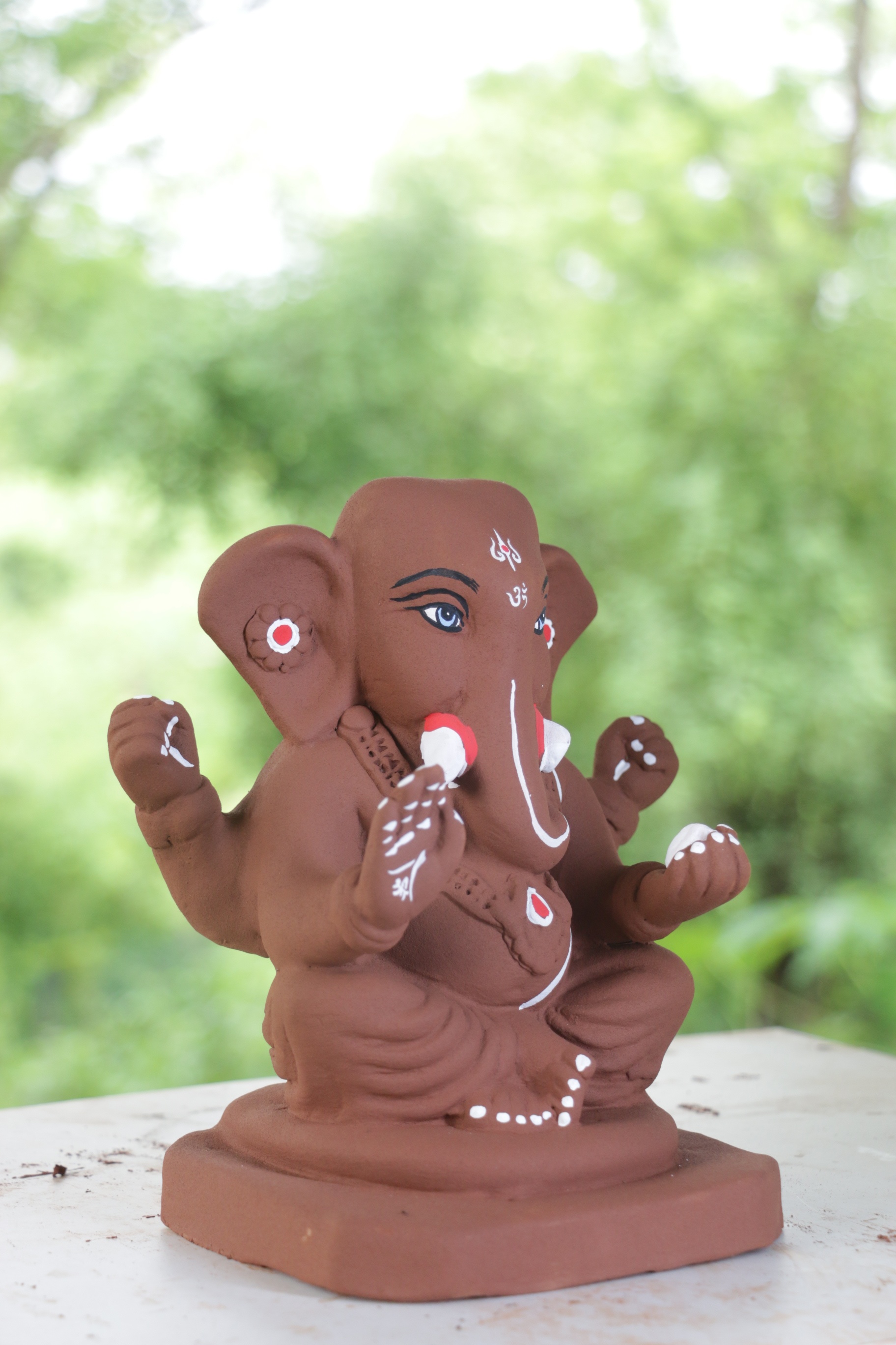Ambuja Ganpati | Red Soil Ganpati | 8 Inches Height | MYMA-0008-RED-08-AMBUJ-PYMA-DNOA Ambuja Ganpati | Red Soil Ganpati | 8 Inches Height | MYMA-0008-RED-08-AMBUJ-PYMA-DNOA