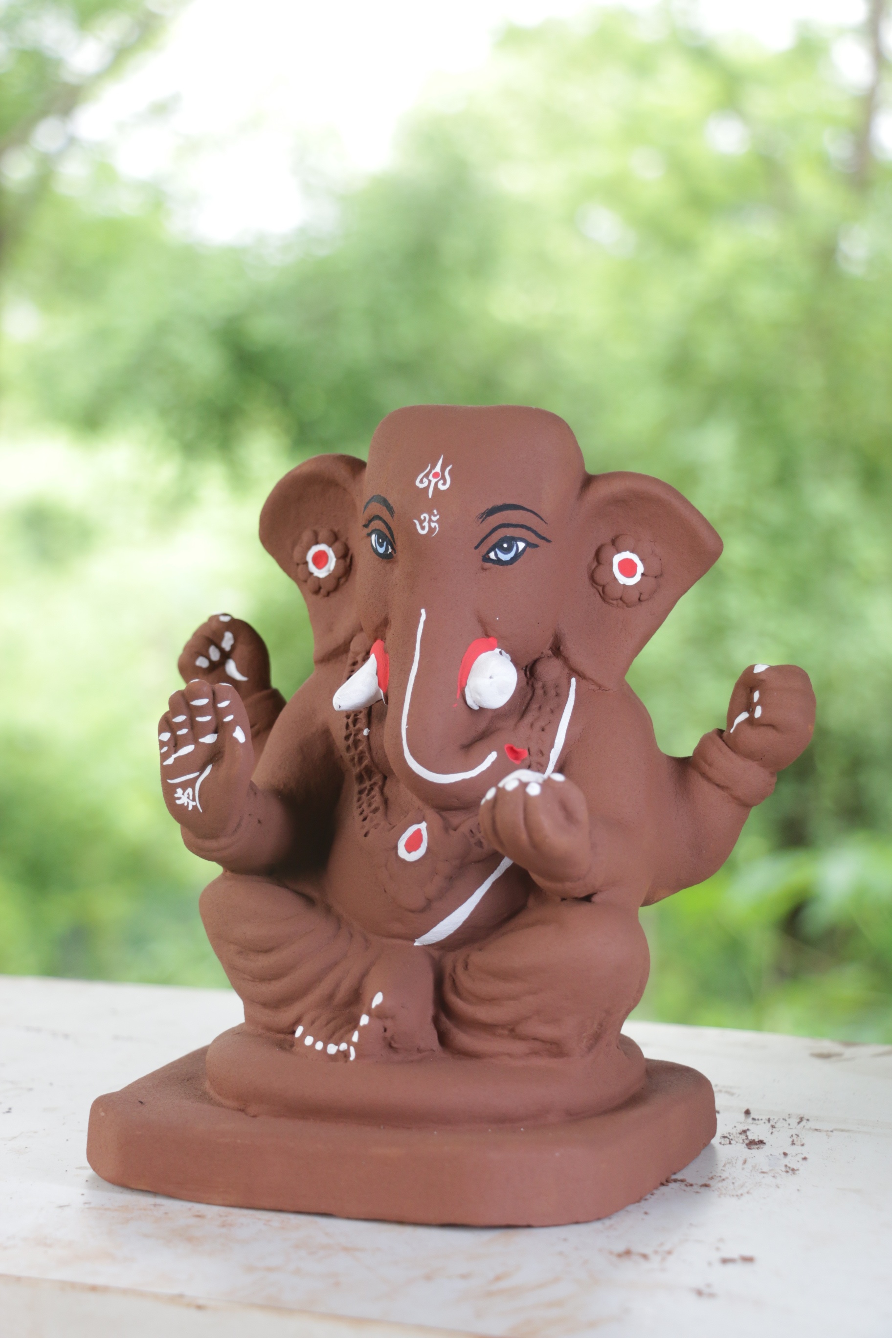 Ambuja Ganpati | Red Soil Ganpati | 8 Inches Height | MYMA-0008-RED-08-AMBUJ-PYMA-DNOA Ambuja Ganpati | Red Soil Ganpati | 8 Inches Height | MYMA-0008-RED-08-AMBUJ-PYMA-DNOA