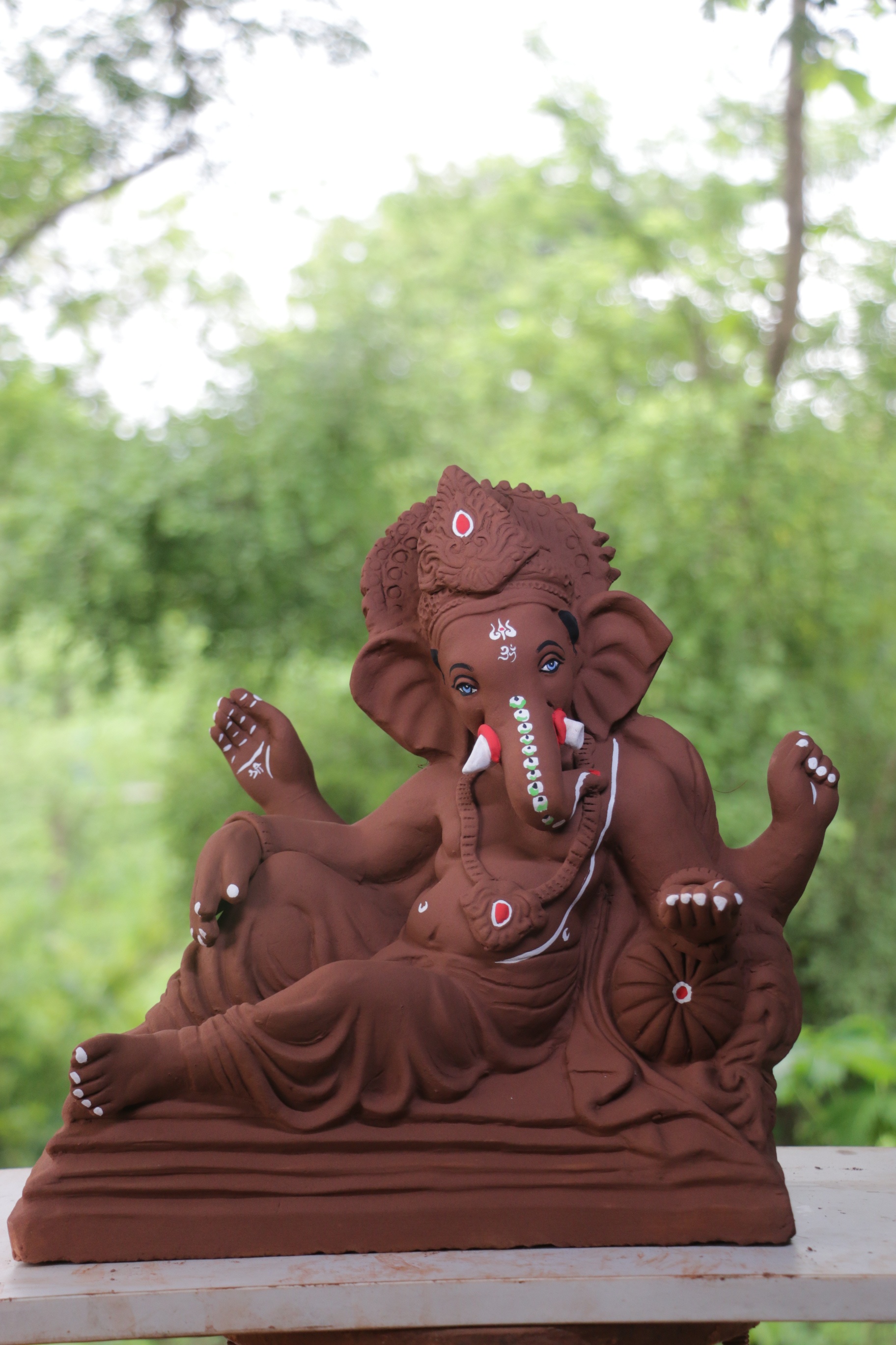 Single Load Prabhaval Ganpati | Red Soil Ganpati | 13 Inches Height | MYMA-0011-RED-13-SINGL-PYMA-DNOA Single Load Prabhaval Ganpati | Red Soil Ganpati | 13 Inches Height | MYMA-0011-RED-13-SINGL-PYMA-DNOA