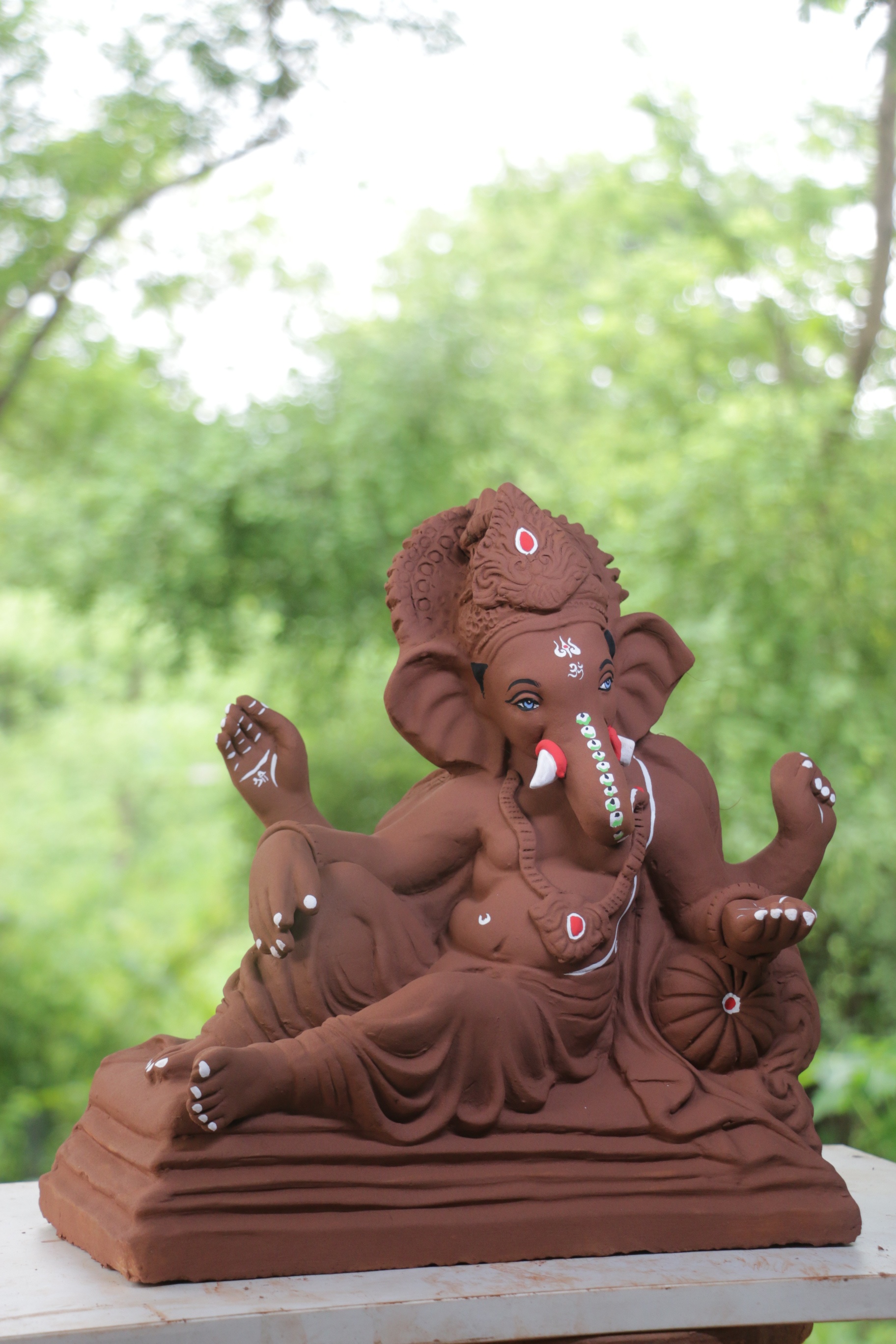 Single Load Prabhaval Ganpati | Red Soil Ganpati | 13 Inches Height | MYMA-0011-RED-13-SINGL-PYMA-DNOA Single Load Prabhaval Ganpati | Red Soil Ganpati | 13 Inches Height | MYMA-0011-RED-13-SINGL-PYMA-DNOA