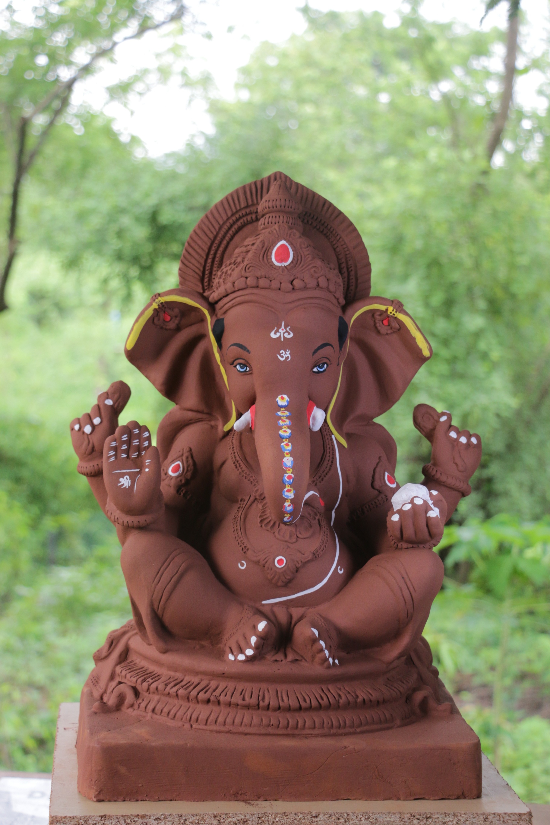 Mhaisuri Ganpati | Red Soil Ganpati | 21 Inches Height | MYMA-0016-RED-21-MHAIS-PYMA-DNOA Mhaisuri Ganpati | Red Soil Ganpati | 21 Inches Height | MYMA-0016-RED-21-MHAIS-PYMA-DNOA