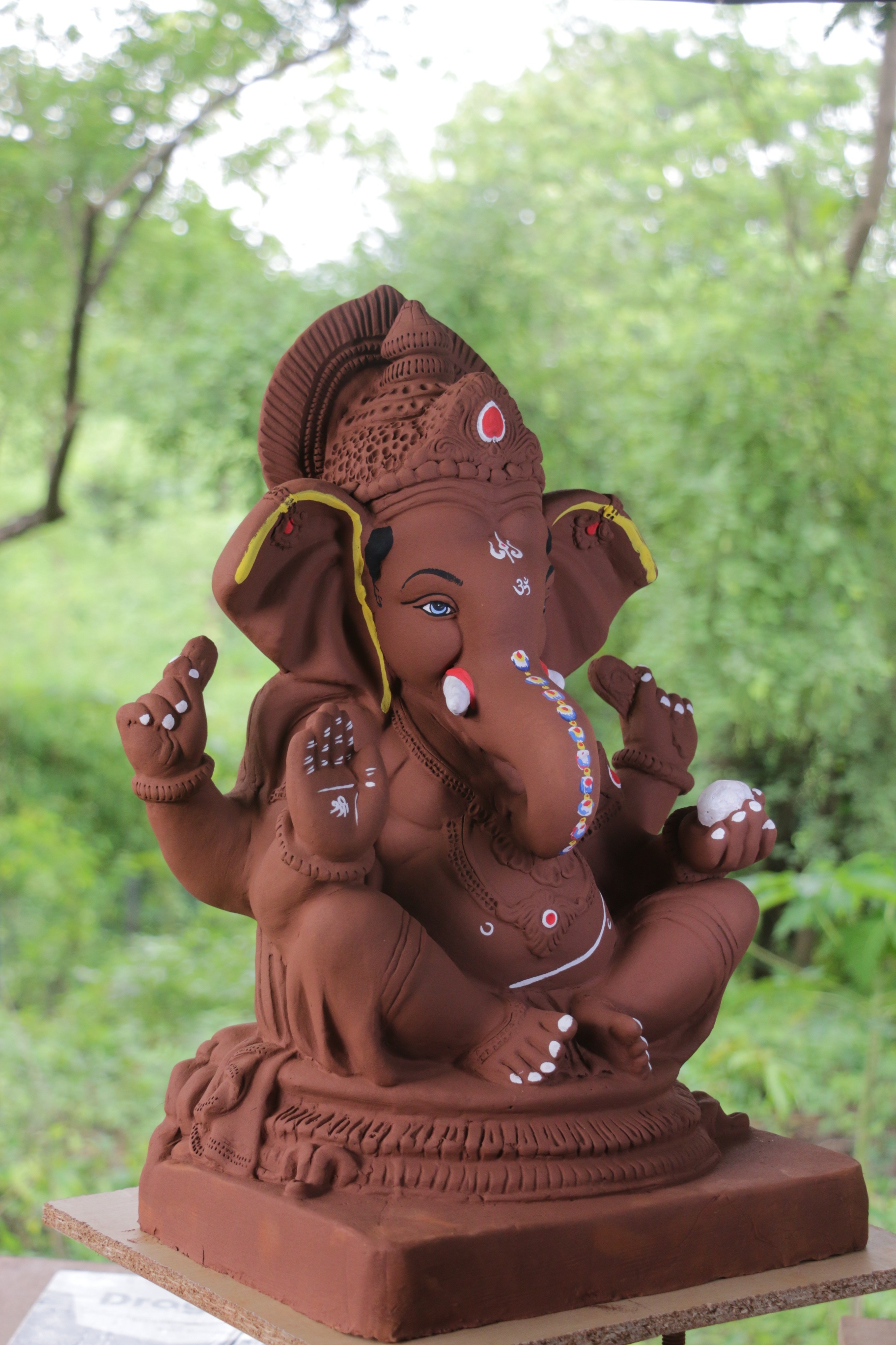 Mhaisuri Ganpati | Red Soil Ganpati | 21 Inches Height | MYMA-0016-RED-21-MHAIS-PYMA-DNOA Mhaisuri Ganpati | Red Soil Ganpati | 21 Inches Height | MYMA-0016-RED-21-MHAIS-PYMA-DNOA